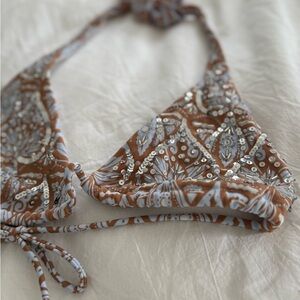 Victorias Secret Beaded Bikini Top